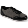 Giovanni Osborn Genuine Leather Dress Casual Shoes in Black / Grey #color_ Black / Grey