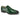 Giovanni Owen Lace Up Perforated Leather Oxford in Green