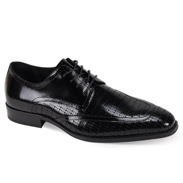 Giovanni Randolf Leather Oxford Dress Shoes in Black