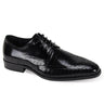 Giovanni Randolf Leather Oxford Dress Shoes in Black #color_ Black