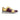 Belvedere Blake in Purple / Gold Color Block Exotic Skin Sneakers in Purple Gold