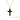 Stone Cross (Large) - 14K Gold Onyx