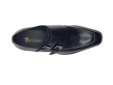 Carrucci Shoes Double Monk Strap Leather Loafer