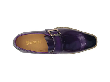 Carrucci Shoes Patent Leather Monkstrap Slip-On