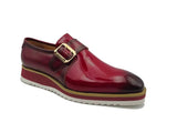 Carrucci Shoes Patent Leather Monkstrap Slip-On