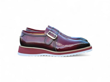Carrucci Shoes Patent Leather Monkstrap Slip-On