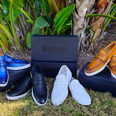 Carrucci Shoes Patina Burnished Penny Loafer Sneaker