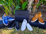 Carrucci Shoes Patina Burnished Penny Loafer Sneaker
