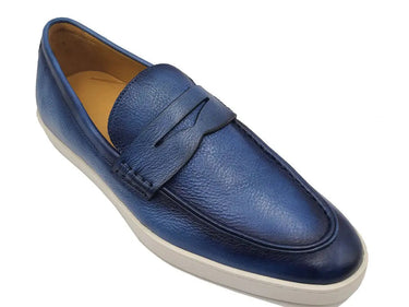 Carrucci Shoes Patina Burnished Penny Loafer Sneaker