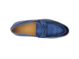 Carrucci Shoes Patina Burnished Penny Loafer Sneaker