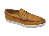 Carrucci Shoes Patina Burnished Penny Loafer Sneaker