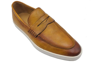 Carrucci Shoes Patina Burnished Penny Loafer Sneaker