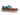 Carrucci Shoes Two-Tone Oxford Wingtip Dress Shoe in Cognac Blue #color_ Cognac Blue
