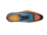 Carrucci Shoes Two-Tone Oxford Wingtip Dress Shoe