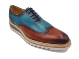 Carrucci Shoes Two-Tone Oxford Wingtip Dress Shoe
