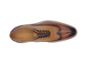 Carrucci Shoes Two-Tone Oxford Wingtip Dress Shoe