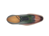 Carrucci Shoes Two-Tone Oxford Wingtip Dress Shoe