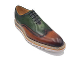 Carrucci Shoes Two-Tone Oxford Wingtip Dress Shoe