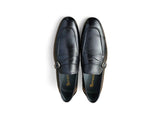 Carrucci Shoes Grant Brown Leather Buckle Loafer