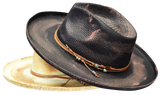 Bruno Capelo Bourbon Wide Brim Straw Fedora