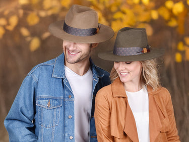 Bigalli Gypsy Flat Brim Wool Felt Fedora