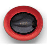 Montique Kingpin Red Bottom Wool Fedora