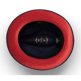 Montique Kingpin Red Bottom Wool Fedora
