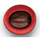 Montique Kingpin Red Bottom Wool Fedora