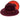 Montique Imperial Wide Brim Wool Red Bottom Fedora in Burgundy Red