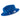 Montique Charleston White Bottom Polybraid Straw Fedora in Cobalt / White
