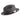 Montique Charleston White Bottom Polybraid Straw Fedora in Grey / White