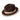 Montique Cornerstone Pinch Front Wool Fedora in Brown