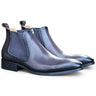 Hand Burnished Chelsea Boots in Gray #color_ Gray