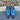 Carrucci Shoes Hand Burnished Wholecut Calf Oxford in Ocean Blue #color_ Ocean Blue