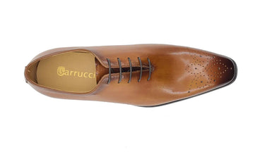Carrucci Shoes Hand Burnished Wholecut Calf Oxford