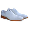 Carrucci Shoes Hand Burnished Wholecut Calf Oxford in White