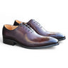 Carrucci Shoes Hand Burnished Wholecut Calf Oxford in Chestnut #color_ Chestnut