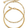 Herringbone Set - Gold in #color_