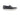 Horse Bit Fashion Leather Sneaker Loafer in Black #color_ Black