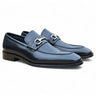 Carrucci Shoes KS509-38 Horsebit Buckle Loafer in Black #color_ Black