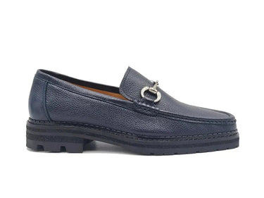 Carrucci Shoes Horsebit Loafer Lug Sole Black — view 22