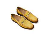 Carrucci Shoes Horsebit Loafer Lug Sole Black