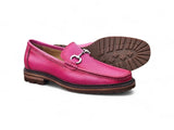 Carrucci Shoes Horsebit Loafer Lug Sole Black