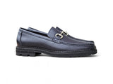 Carrucci Shoes Horsebit Loafer Lug Sole Black — view 18