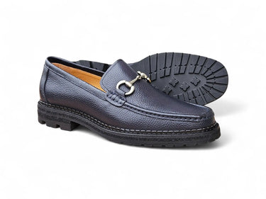 Carrucci Shoes Horsebit Loafer Lug Sole Black — view 20