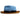 The Fox Fedora - Two Tone (Powder Blue / Sunset Orange) in #color_