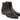Paul Parkman Men's Black Floater Leather Side Zipper Boots in #color_
