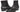 Paul Parkman Men's Black Floater Leather Side Zipper Boots