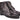 Paul Parkman Men's Gray & Black Hand-Painted Cap Toe Boots in #color_