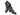 Paul Parkman Men's Gray & Black Hand-Painted Cap Toe Boots